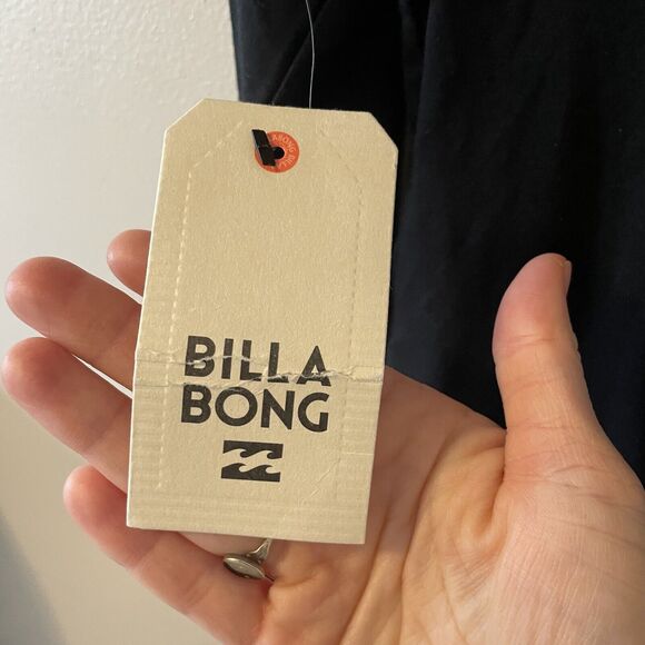 NWT Billabong Women's Think Twice Back Cut-Out Bodysuit sz m - Picture 9 of 12